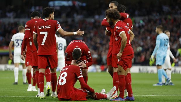 Hasil Liga Inggris: Dramatis, Tottenham Kalahkan 9 Pemain Liverpool