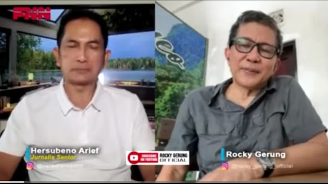 Rocky Gerung Ungkap Jokowi Lupa Daratan, Uang Rakyat Terbuang untuk Sogokan Kemenangan Gibran